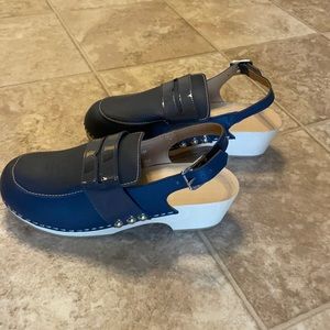 Hunter refined penny loafer clog NEW